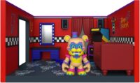 Glamrock Freddy with Dressing Room Snap Playset
