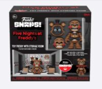 SNAPS! TOY FREDDY WITH STORAGE ROOM PLAYSET.